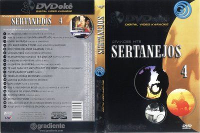 DVD - Video karaoke - Grandes Hits Sertanejos- Vol 4