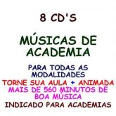 Músicas De Academia Em Casa - 8 Cd's