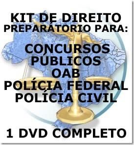 DVD - Preparatório Para OAB Policia Federal Civil