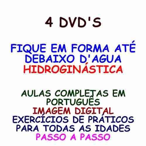 Fique Em Forma Até Debaixo D'agua Hidro - 4 Dvd's