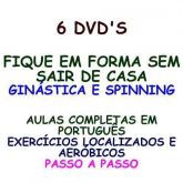 Fique Em Forma Sem Sair De Casa - 6 Dvd's